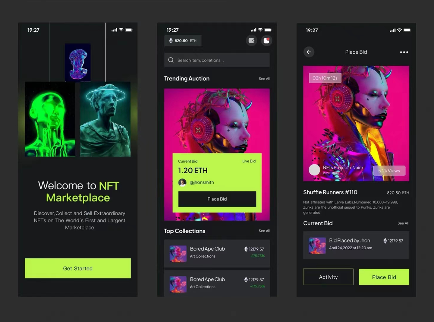 UI Design Display