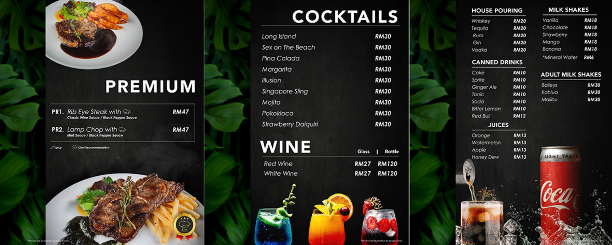 MENU DESIGN DISPLAY
